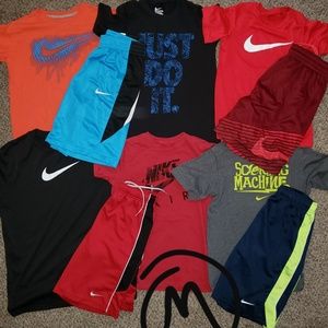 NIKE boy's size MEDIUM (10/12) outfit lot